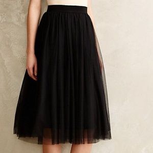Bailey 44 Anthropologie mesh skirt Large L